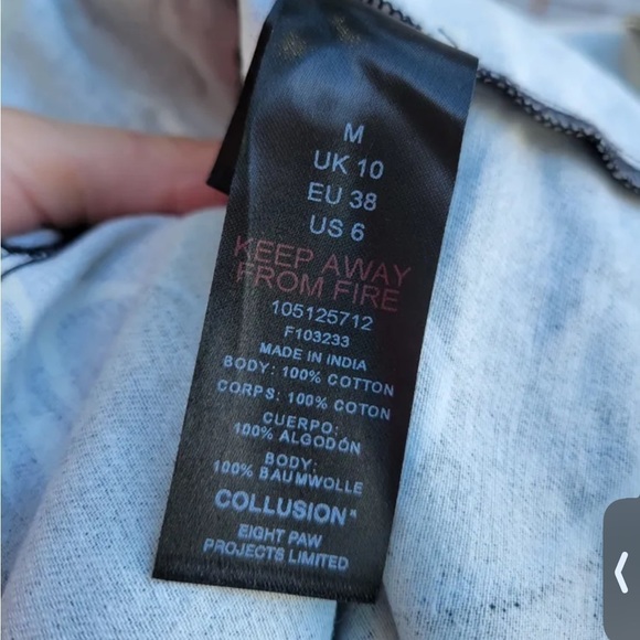 ASOS COLLUSION 100% cotton made in India shirt and pants set - Picture 5 of 7